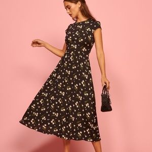 Reformation Midi Rylie Dress, Size 8